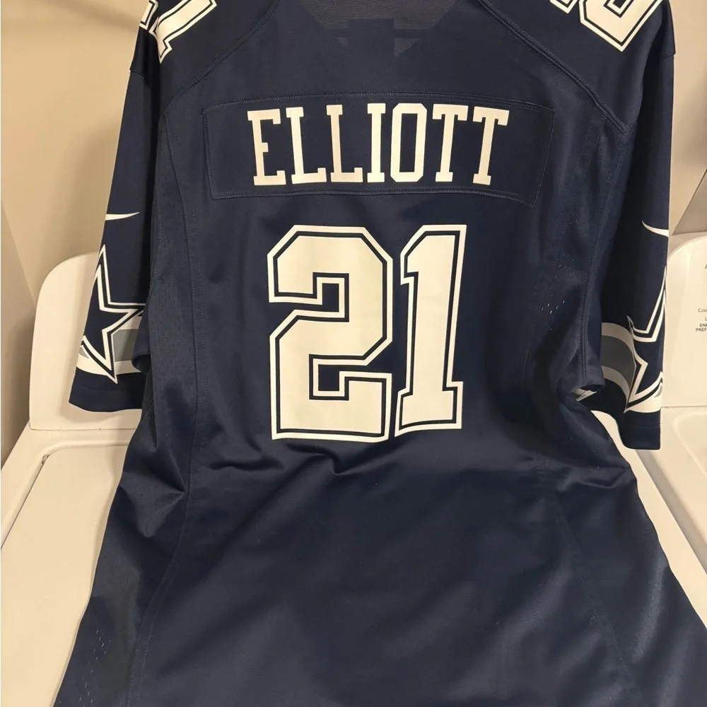NFL Ezekiel Elliot Cowboys Jersey Number 21 - Picture 2 of 2